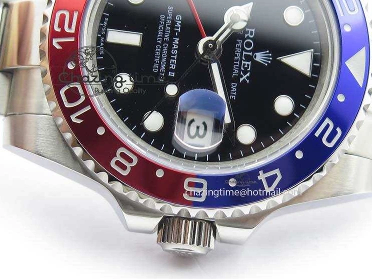 BLRO GMT-Master 116719 Dial A3186 Bp-Maker SS SS Bracelet II Black On 0414